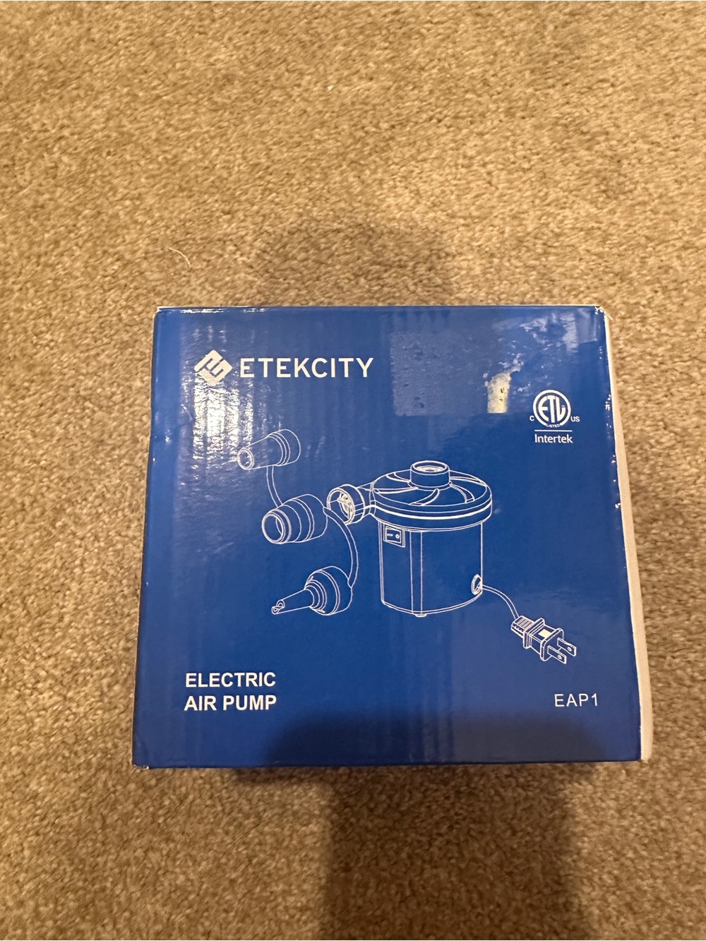 Etekcity Blue Electric Air Pump - EAP1